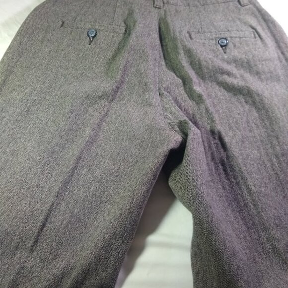 Vintage Lee size 10   brown herringbone-tweed   pant/slacks/trousers - Picture 5 of 16